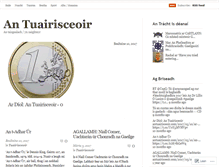 Tablet Screenshot of antuairisceoir.com